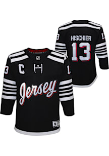 Nico Hischier  New Jersey Devils Youth Black Premier Third Hockey Jersey