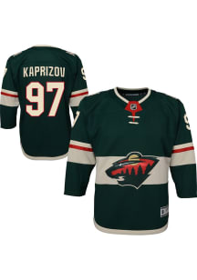 Kirill Kaprizov  Minnesota Wild Youth Green Premier Home Hockey Jersey