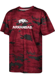 Arkansas Razorbacks Youth Cardinal Scrimmage Short Sleeve T-Shirt