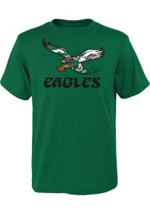 Philadelphia Eagles Youth Kelly Green Retro Camo Short Sleeve T-Shirt
