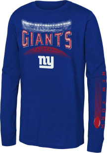 New York Giants Youth Blue Under The Lights Long Sleeve T-Shirt