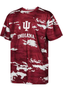 Youth Cardinal Indiana Hoosiers Scrimmage Short Sleeve T-Shirt