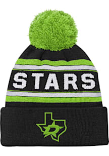 Dallas Stars Black 3rd Jersey Jacquard Cuff Youth Knit Hat