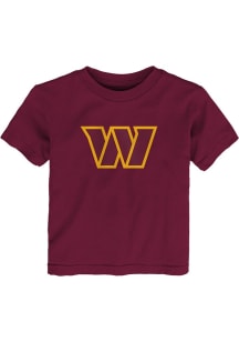 Washington Commanders Infant Primary Logo Short Sleeve T-Shirt Maroon