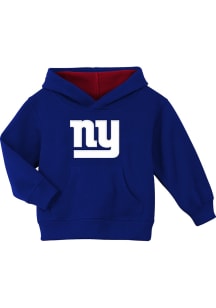 New York Giants Toddler Blue Prime Long Sleeve Hooded Sweatshirt