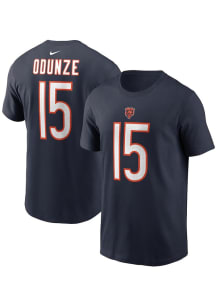 Rome Odunze Chicago Bears Youth Navy Blue Player Pride NN Player Tee