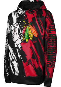 Chicago Blackhawks Youth Red Master Snipe Long Sleeve Hoodie