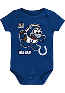 Outer Stuff Blue Indianapolis Colts Baby Blue Sizzle Design Short Sleeve One Piece