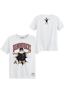 Mitchell and Ness Arizona Diamondbacks Boys White Breakout Short Sleeve T-Shirt