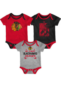 Chicago Blackhawks Baby Red Legend One Piece