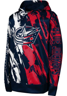 Columbus Blue Jackets Youth Blue Master Snipe Long Sleeve Hoodie