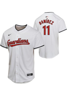 Jose Ramirez  Nike Cleveland Guardians Youth White Home Game Jersey