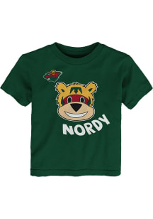 Minnesota Wild Infant Mascot Head Short Sleeve T-Shirt Green