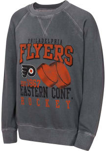 Philadelphia Flyers Boys Grey Legendary Long Sleeve Crew Sweatshirt