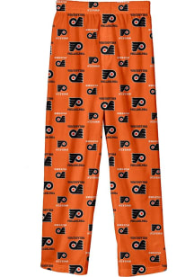 Philadelphia Flyers Boys Orange All Over Printed Sleep Pants