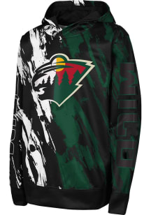 Minnesota Wild Youth Green Master Snipe Long Sleeve Hoodie