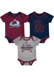 Colorado Avalanche Baby Maroon Legend Design One Piece