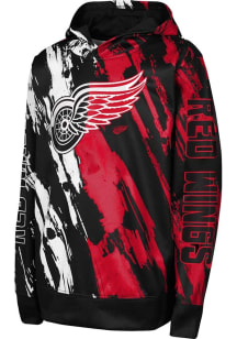 Detroit Red Wings Youth Red Master Snipe Long Sleeve Hoodie