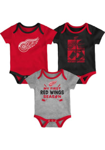 Detroit Red Wings Baby Red Legend Design One Piece