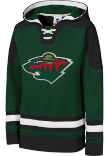 Minnesota Wild Youth Green Ageless Long Sleeve Hoodie