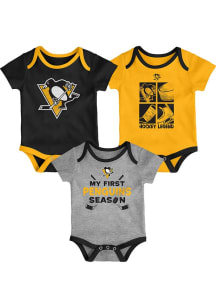 Pittsburgh Penguins Baby Black Legend One Piece