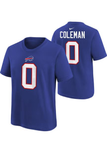 Keon Coleman Buffalo Bills Youth Blue NN Player Tee