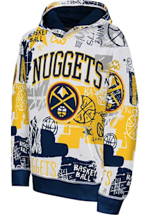 Denver Nuggets Boys Navy Blue Wild Style Long Sleeve Hooded Sweatshirt