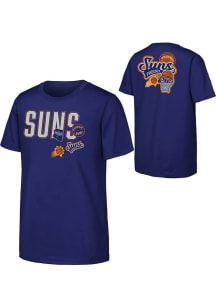Phoenix Suns Youth Purple Patches Short Sleeve T-Shirt