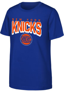 New York Knicks Youth Blue On The Block Short Sleeve T-Shirt