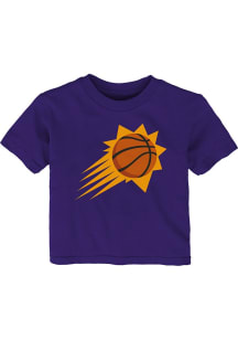 Phoenix Suns Infant Primary Logo Short Sleeve T-Shirt Black