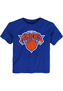 New York Knicks Toddler Blue Primary Logo Short Sleeve T-Shirt