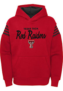 Texas Tech Red Raiders Youth Red Champ is Here Long Sleeve Hoodie