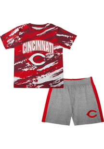 Cincinnati Reds Boys Red Stealing Home 2.0 Shorts