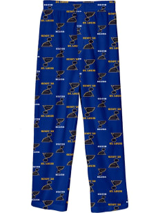 St Louis Blues Boys Blue All Over Printed Sleep Pants