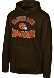 Cleveland Browns Youth Brown Home Town Long Sleeve Hoodie