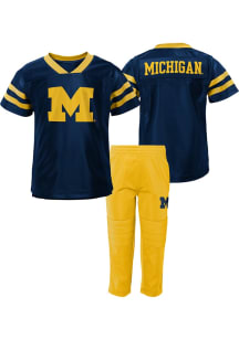 Boys Blue Michigan Wolverines Training Camp Set Football Jersey Jersey