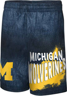 Youth Blue Michigan Wolverines Heating Up Shorts