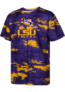 LSU Tigers Youth Purple Scrimmage Short Sleeve T-Shirt