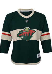 Minnesota Wild Youth Green Blank Home Replica Hockey Jersey