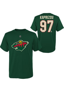 Kirill Kaprizov Minnesota Wild Youth Green Flat NN Player Tee