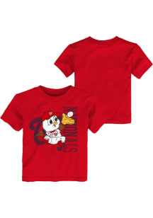 Washington Nationals Infant Baby Mascot Short Sleeve T-Shirt Red