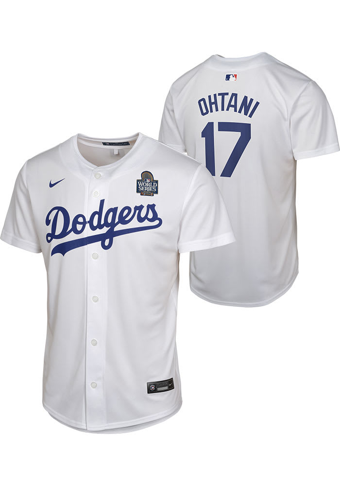 Dodgers ユニフォーム 白 17 Nike Shohei Ohtani Los Angeles Dodgers Nike Road Limited Vapor Jersey