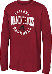 Arizona Diamondbacks Youth Red Around The Block Long Sleeve T-Shirt