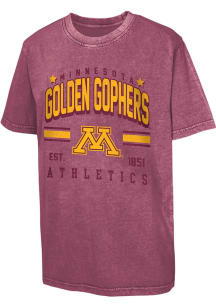 Youth Red Minnesota Golden Gophers Sure Shot Vintage Short Sleeve T-Shirt