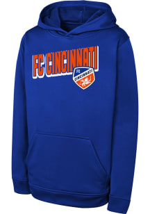 FC Cincinnati Youth Blue Cyber Punk Long Sleeve Hoodie