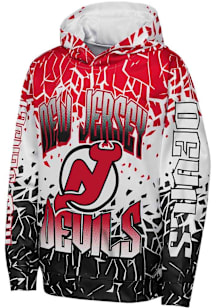 New Jersey Devils Youth Black Frozen Frenzy Long Sleeve Hoodie