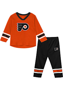 Philadelphia Flyers Toddler Orange Denting The Net Set Top and Bottom