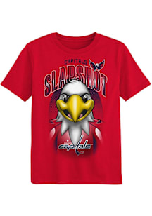 Slapshot  Outer Stuff Washington Capitals Boys Red Mascot Highlights Short Sleeve T-Shirt