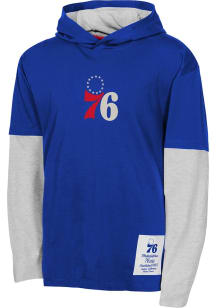 Philadelphia 76ers Youth Blue Small Ball Long Sleeve Hoodie