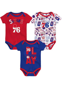 Philadelphia 76ers Baby Blue Play Ball One Piece